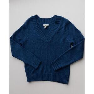 St. John’s Bay Petite Blue V-Neck Sweater P/S